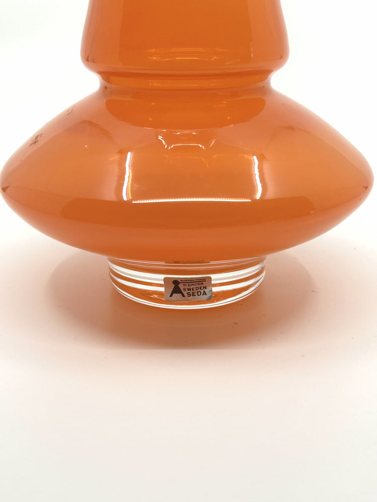 Vintage Glasvase von Bo Borgström für Åseda, Made in Sweden – authentisches skandinavisches Design kaufen.