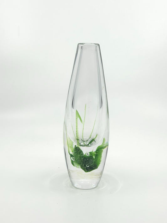 Glasvase Sjögräs von Vicke Lindstrand, schwedisches Vintage-Design der 60er-Jahre, Mid-Century-Stil