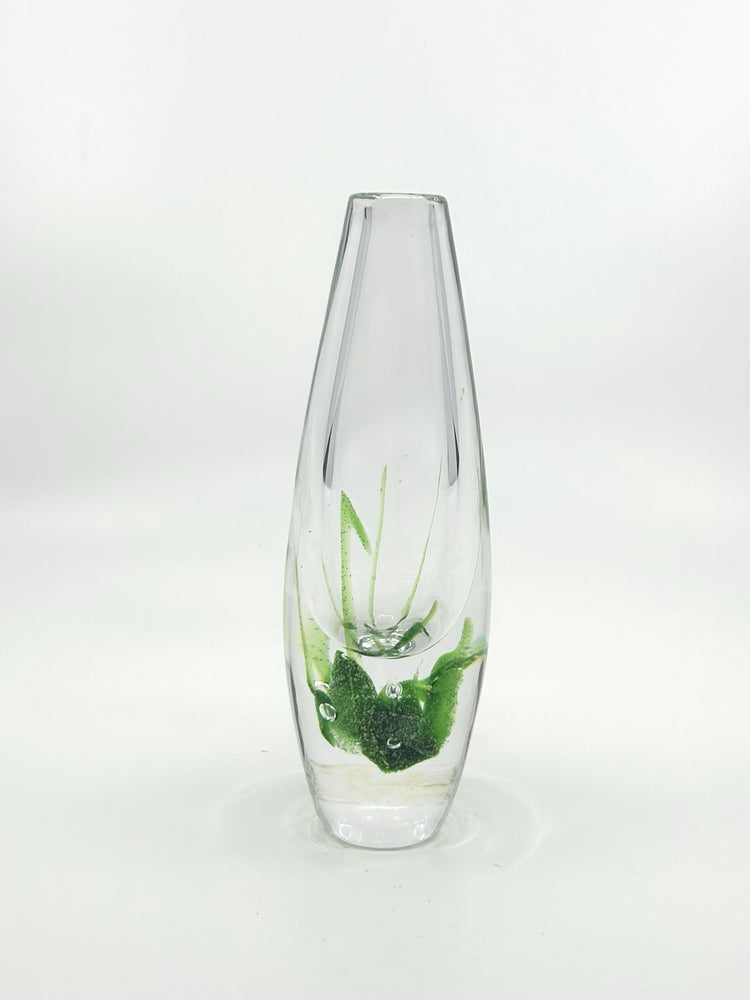 Glasvase Sjögräs von Vicke Lindstrand, schwedisches Vintage-Design der 60er-Jahre, Mid-Century-Stil