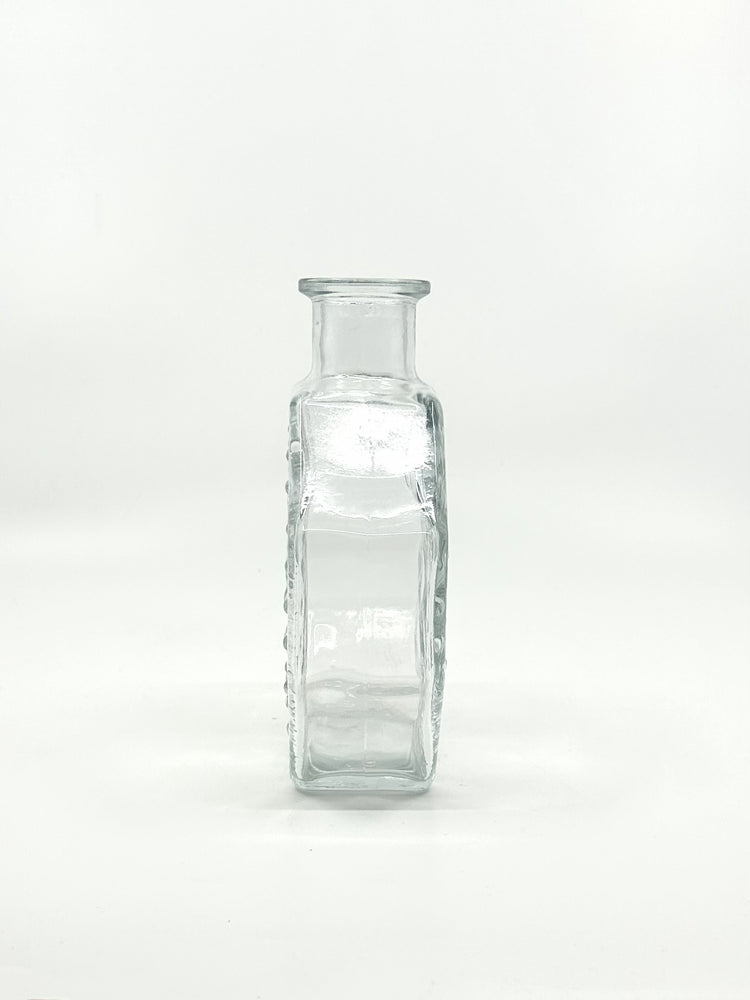 Seitenansicht der Glasvase Stella Polaris von Nanny Still für Riihimäen Lasi Oy, finnisches Vintage-Design der 70er-Jahre