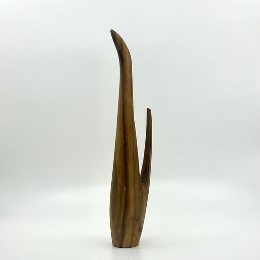 TEAK DEKOFIGUR KRANICH