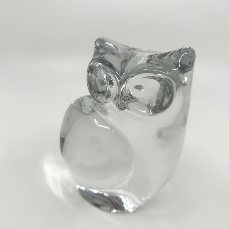 Deko Glasfigur Eule Olle Alberius, Orrefors, Schweden