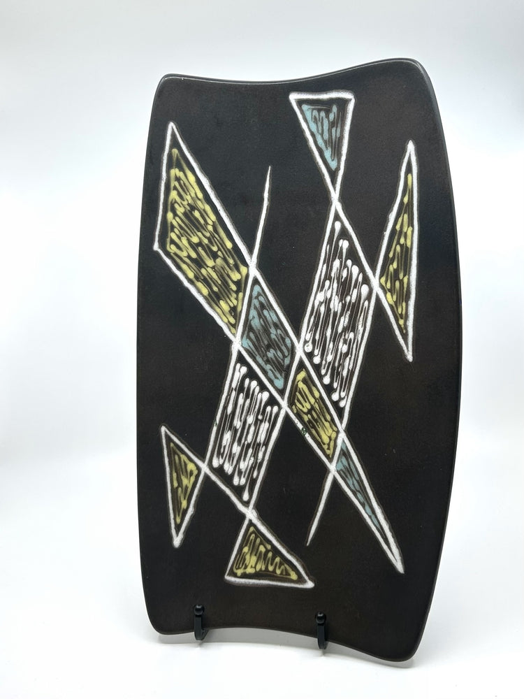 Dekoschale Burgundia aus den 1960er Jahren, Søholm Keramik Dänemark, Entwurf von Holm Sørensen und Svend Åge Jensen im Mid-Century-Stil