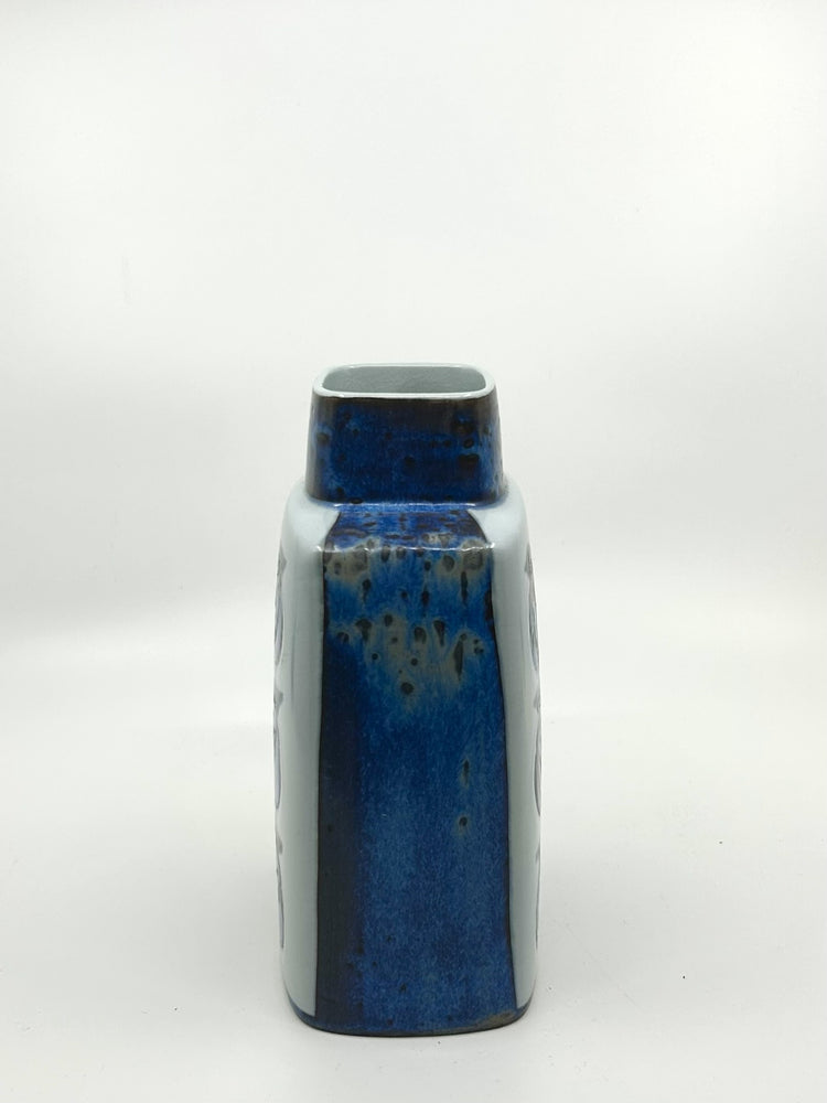 Vintage Keramikvase aus der Tenera-Serie von Grethe Helland-Hansen, Royal Copenhagen / Aluminia, 1960er Jahre, Dänemark, Seitenansicht