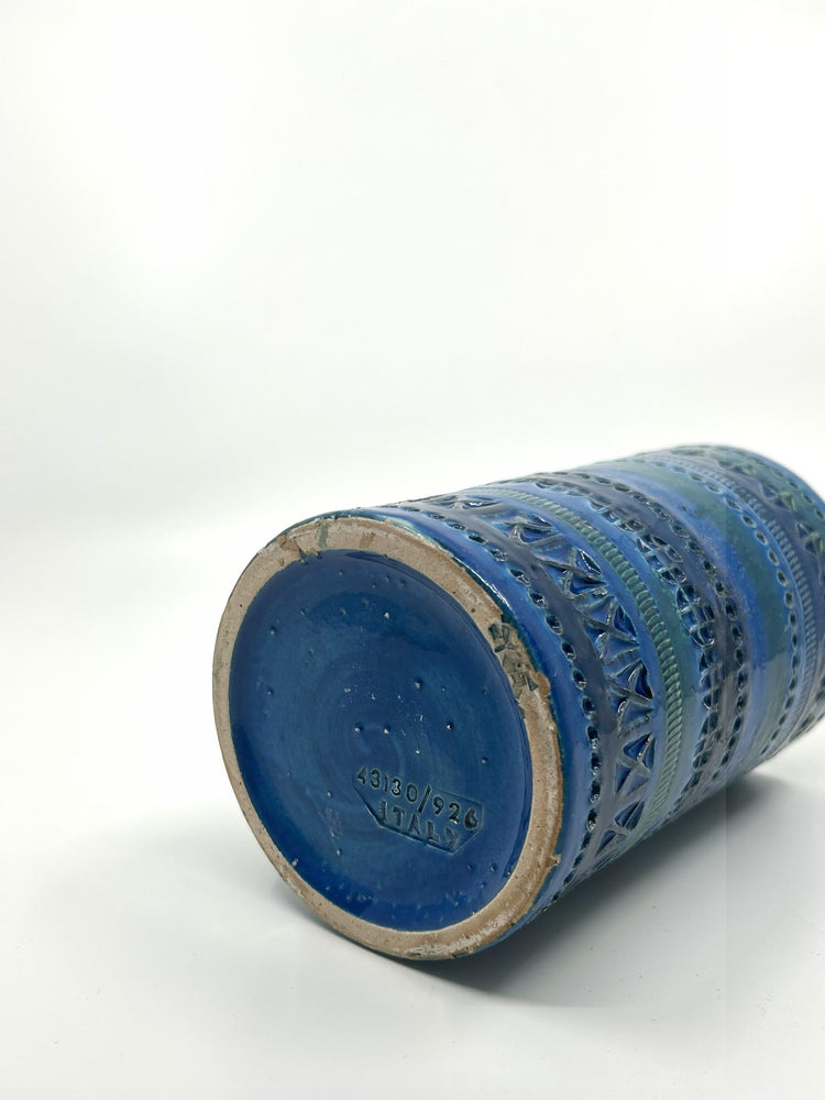 Signatur Aldo Londi Bitossi Vase, Italien 43130/926, authentische Keramikmarkierung 60er Jahre