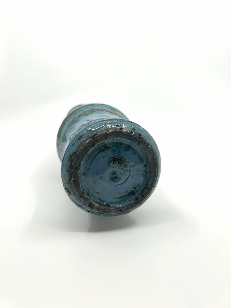 Bodenmarkierung der AWF Brutalist Vase, Norwegen, 1960er Jahre – signierte Vintage-Keramik im Mid Century Modern Stil.