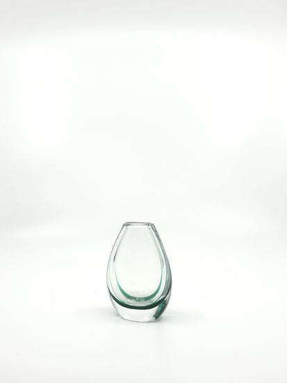 Glasvase Contour Mini von Vicke Lindstrand, schwedisches Vintage-Design der 60er-Jahre, Mid-Century Dekoobjekt
