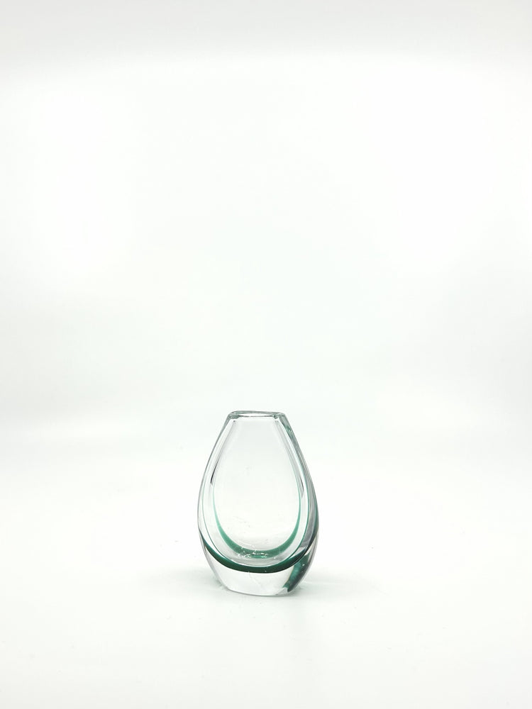 Glasvase Contour Mini von Vicke Lindstrand, schwedisches Vintage-Design der 60er-Jahre, Mid-Century Dekoobjekt
