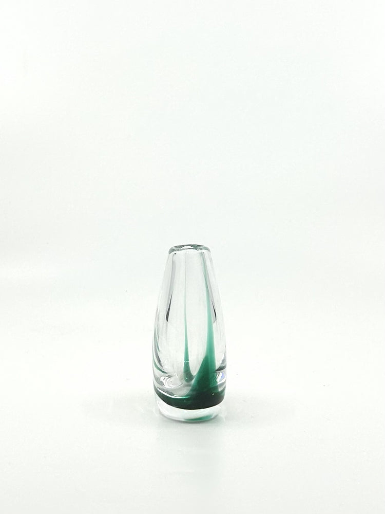 Seitenansicht Glasvase Contour Mini von Vicke Lindstrand, schwedisches Vintage-Design der 60er-Jahre, Mid-Century-Stil