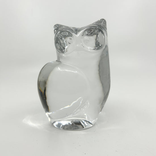 Deko Glasfigur Eule Olle Alberius, Orrefors, Schweden