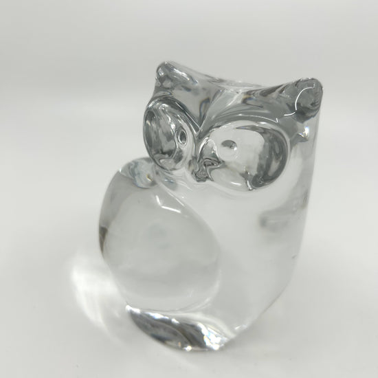 Deko Glasfigur Eule Olle Alberius, Orrefors, Schweden