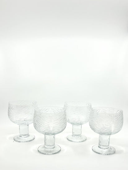 Bengt Edenfalk Tallkrona Gläser, Royal Krona Schweden, Vintage-Gläser im skandinavischen Design der 70er Jahre