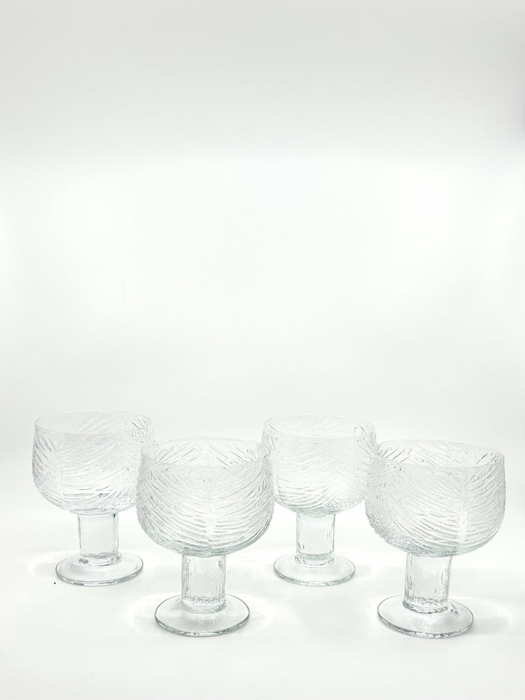 Bengt Edenfalk Tallkrona Gläser, Royal Krona Schweden, Vintage-Gläser im skandinavischen Design der 70er Jahre