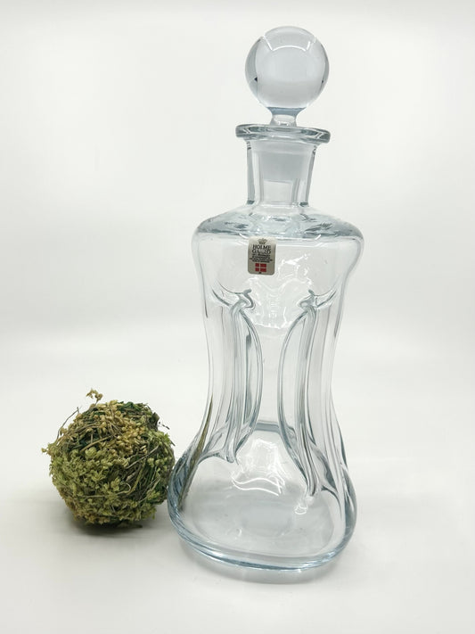 Holmegaard Kluk Kluk Karaffen, dänisches Mid-Century-Design aus den 60er Jahren, handgefertigtes Glas mit organischer Form