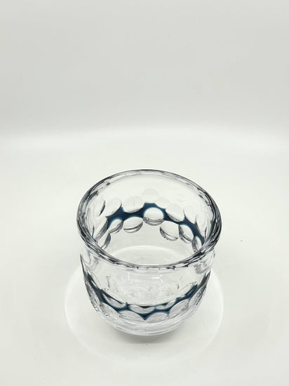 Kosta Boda Glasobjekt von Mona Morales-Schildt, 60er Jahre – elegante Kombination aus Transparenz und Farbspiel im nordischen Stil