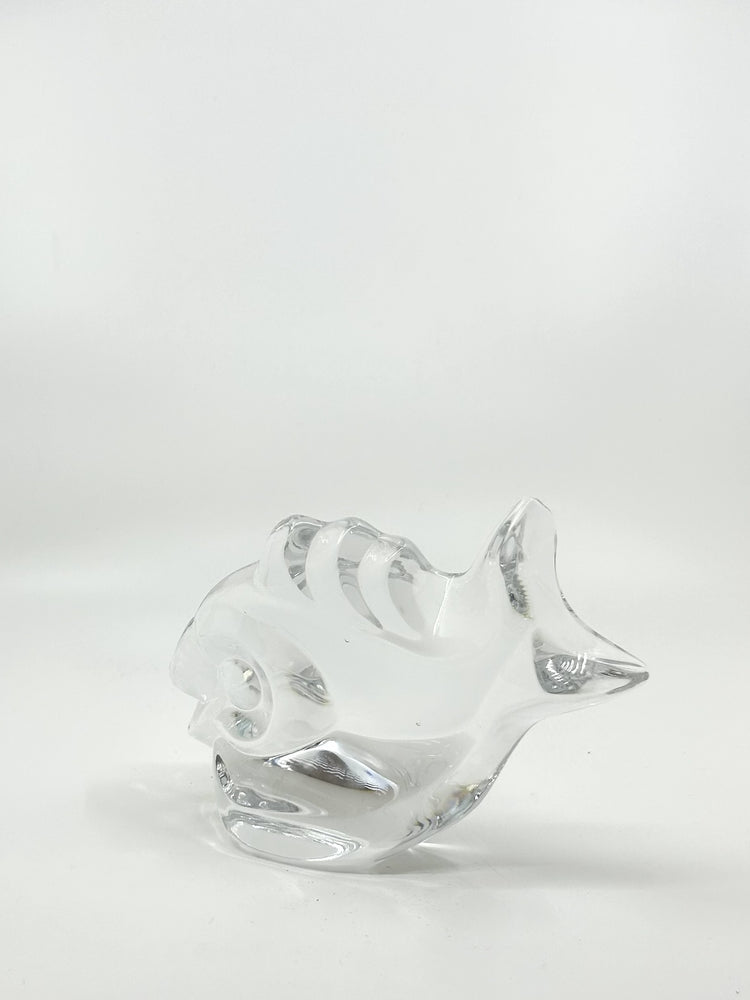 Glasobjekt ‚Fisch‘ von Lars Hellsten für Orrefors – handgefertigtes skandinavisches Design der 70er Jahre