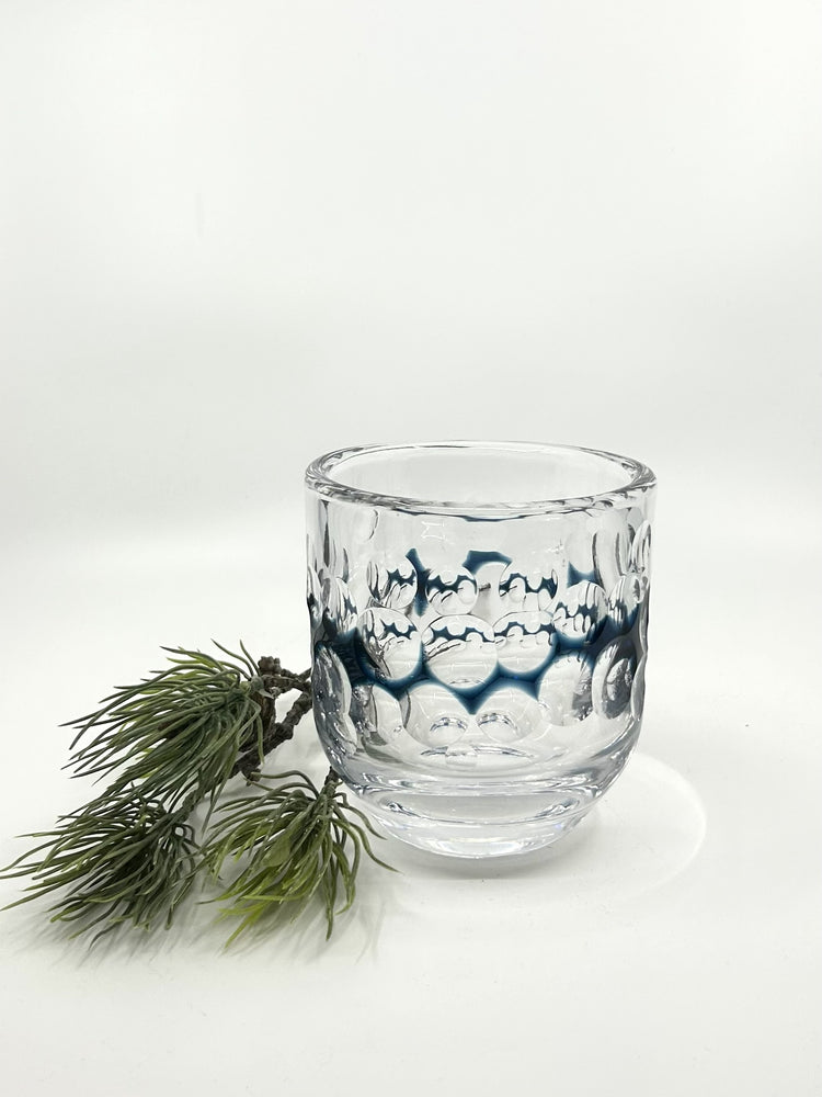 Mona Morales-Schildt Schale aus Glas für Kosta Boda, 1960er Jahre – skandinavisches Design mit organischer Struktur und klarem Schwung