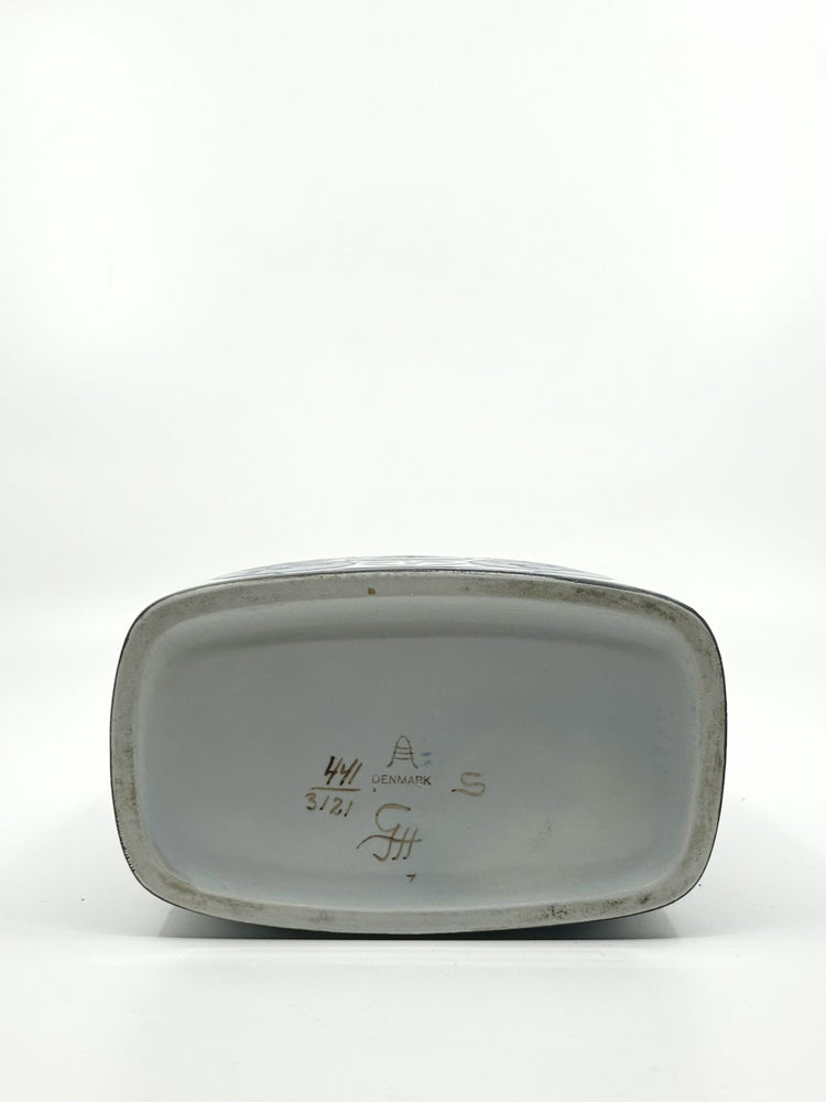 Bodenmarkung der Tenera Vase von Royal Copenhagen / Aluminia – Design Grethe Helland-Hansen, Danish Ceramics, 60er Jahre