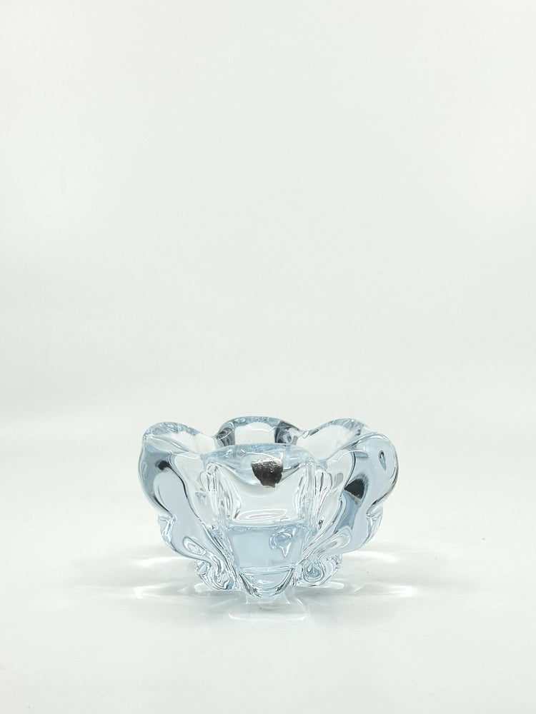 Vintage Glas-Schale ‘Stella Polaris’ von Vicke Lindstrand, Kosta Boda – elegantes Mid-Century-Design mit fließenden Konturen und Lichtspiel